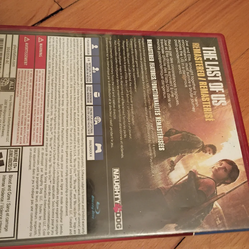 The Last of Us Remastered for PS4 - Sony Hits Edition